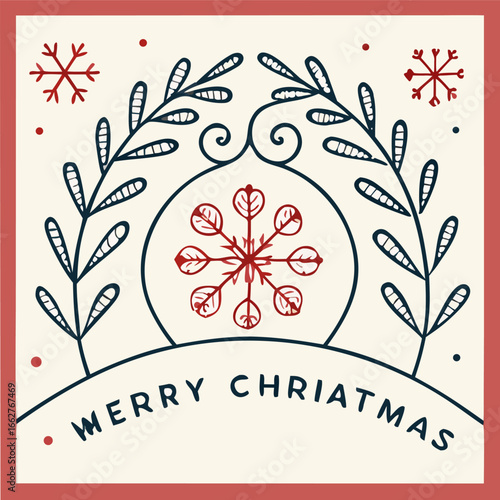 Hand drawn christmas cards