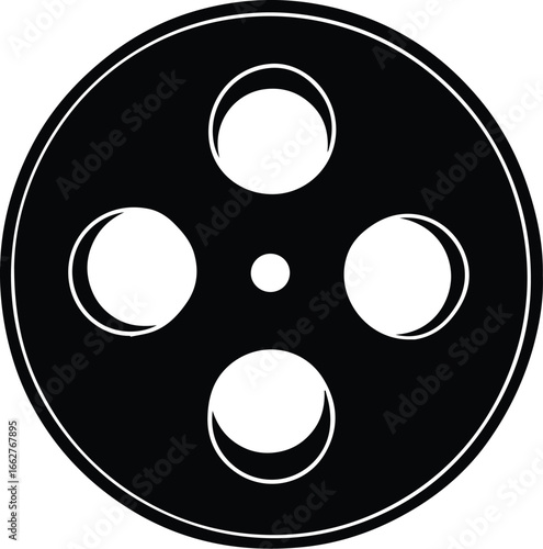 Film Reel Silhouette Featuring Sundance Film Festival Branding