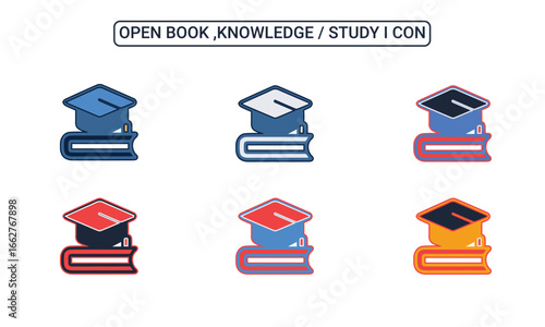 Open Book → Knowledge / Study i con 