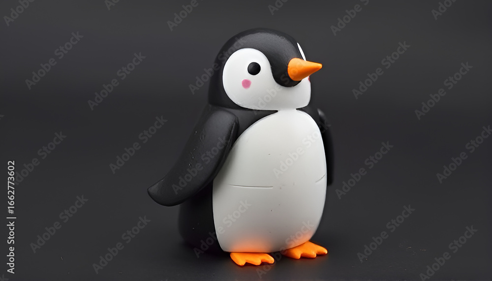 Obraz premium penguin on a white background
