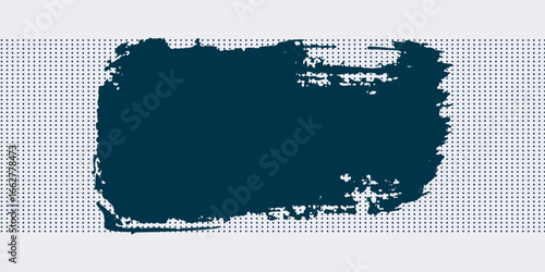 Dots halftone white and blue color pattern gradient grunge texture background. Dots pop art comics sport style vector illustration modern dark blue and white background abstract