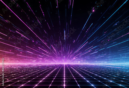 abstract light technology future background