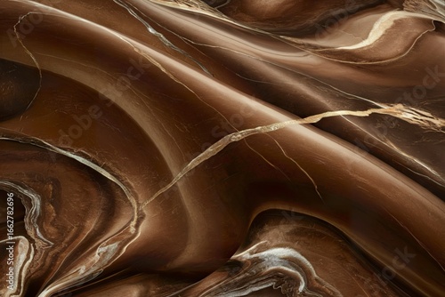 A photo of a smooth brown marble texture
