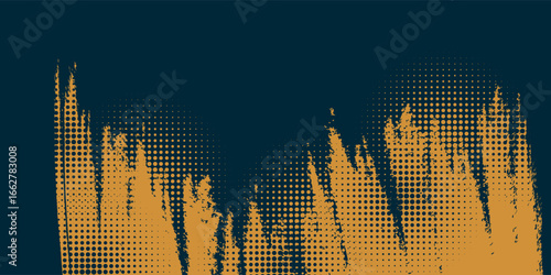 Dots halftone white and blue color pattern gradient grunge texture background. Dots pop art comics sport style vector illustration modern dark blue and white background abstract