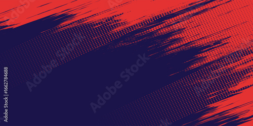 Dots halftone white and blue color pattern gradient grunge texture background. Dots pop art comics sport style vector illustration modern dark blue and white background abstract