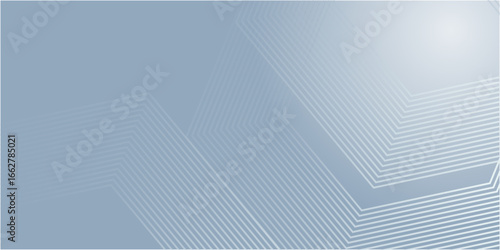 Digital futuristic technology concept with hexagons. Digital hexagonal blue abstract background. Geometric stripe line art design for poster, brochure, cover, banner, website, header