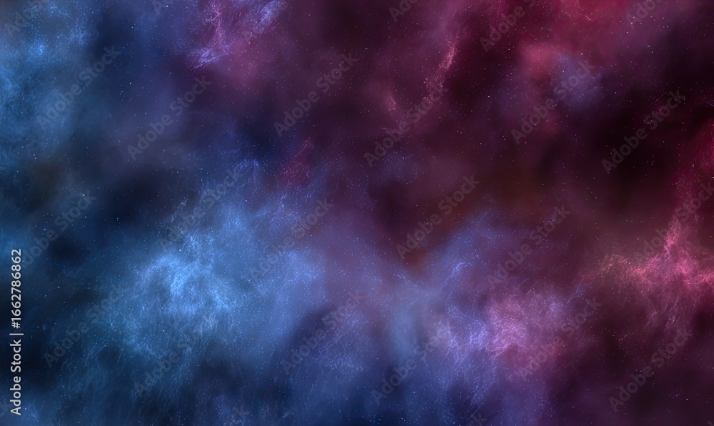 Naklejka premium Cosmic Clouds Abstract