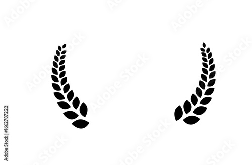 Laurel Wreath Single Vector Illustration