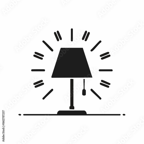 Table lamp minimalist style glowing light source home decor simple living high quality professional