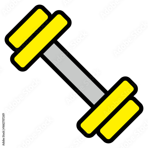Dumbbell  Icon Element For Design