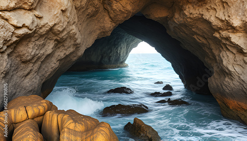 cave in the sea