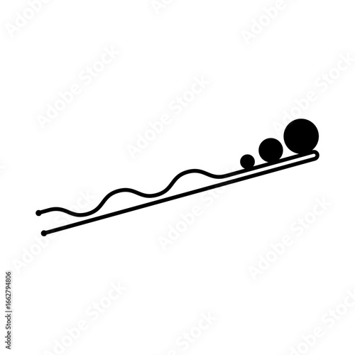 cute hairpin illustration design