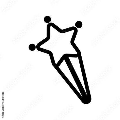 cute hairpin illustration design