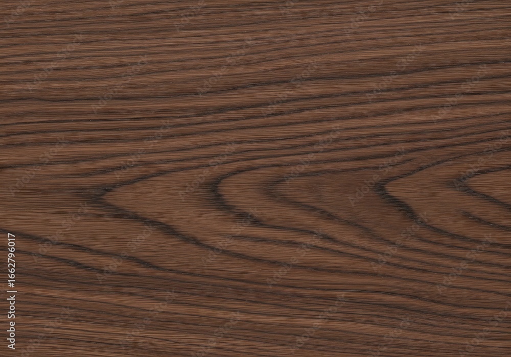 Naklejka premium Elegant natural walnut wood texture with distinctive grain patterns and rich, warm tones creating a captivating
