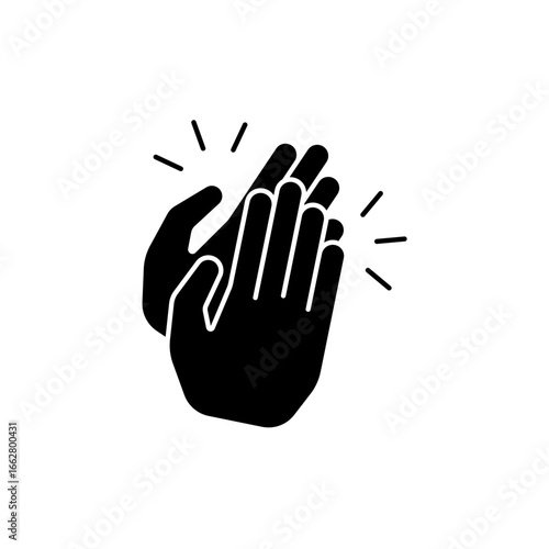 Icon a applause, isolated against a clean background.