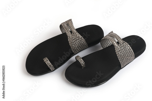 Indian Made Ladies sandal on white background