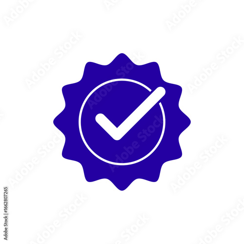 Icon a seal of approval, isolated against a clean background.