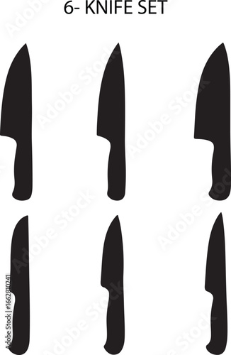 Professional Chef Knife Set High Carbon Stainless Steel Blades for Home & Commercial Kitchens Ultimate Kitchen Tool Collection