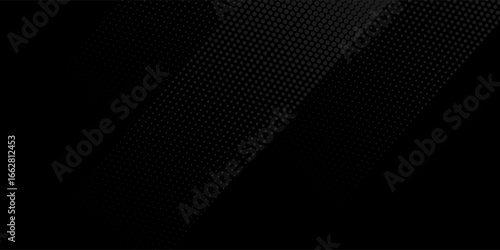 Black oblique straight line background. Masculine dark linear abstract wallpaper. Elegant luxury striped gradient texture. Grey diagonal lines backdrop for flyer, banner, poster, presentation.