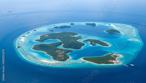 aerial view of the world