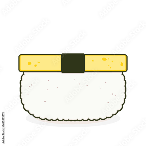 tamago sushi cartoon cute design