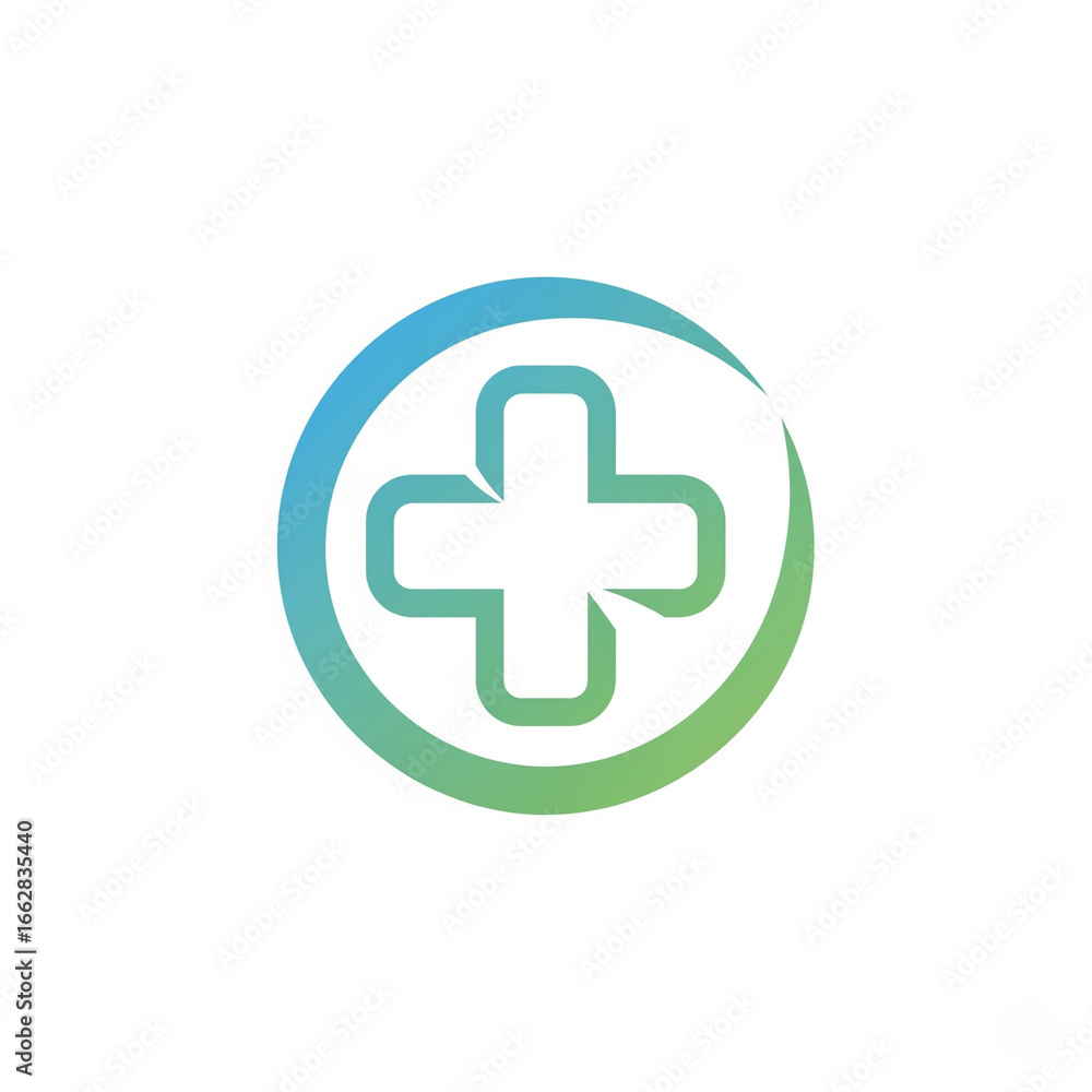 Obraz premium medical cross icon