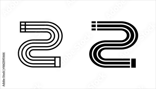 running track icon set .
