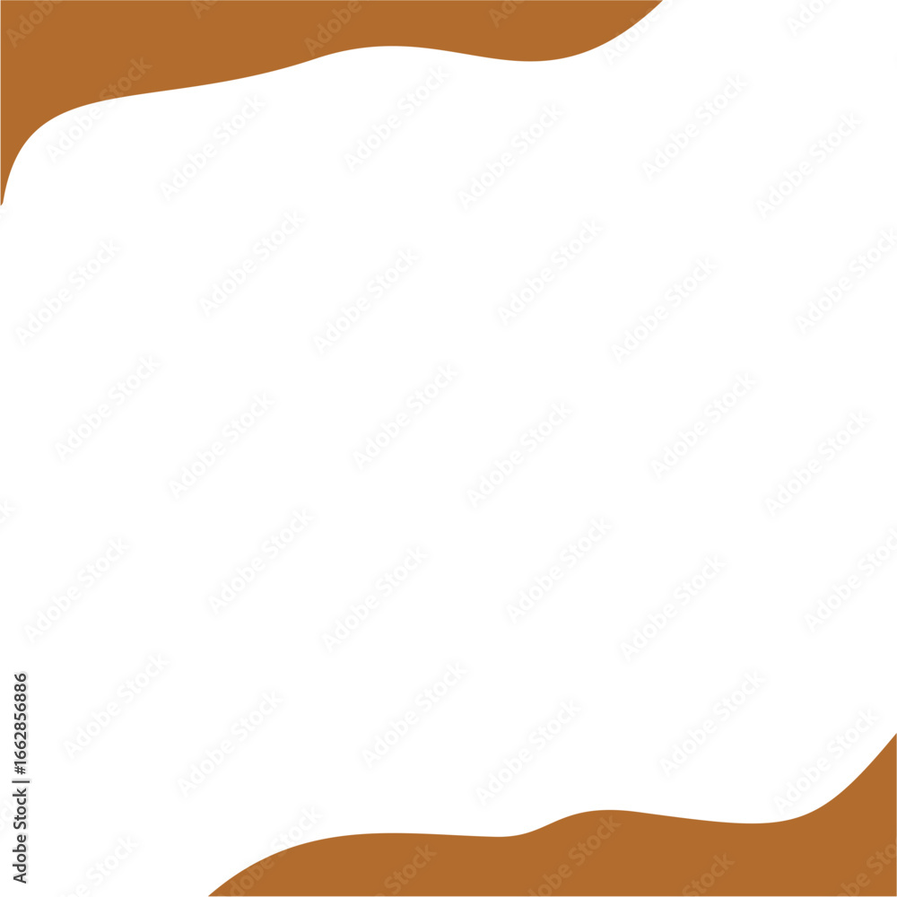 Obraz premium Chocolate Blob Border