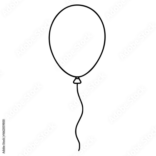 balloon isolated on white