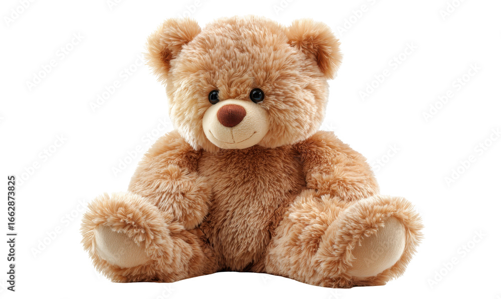 Fototapeta premium A plush teddy bear sitting