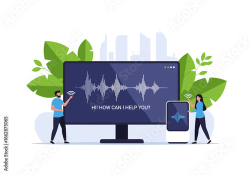 Digital voice assistant technology enabling seamless communication and user interaction through smart devices and interfaces