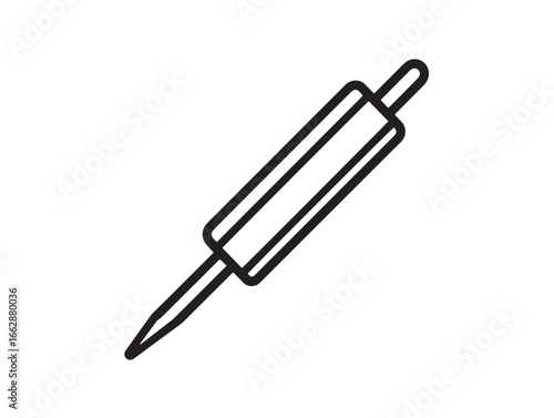 Stylish soldering iron icon in clean vector format