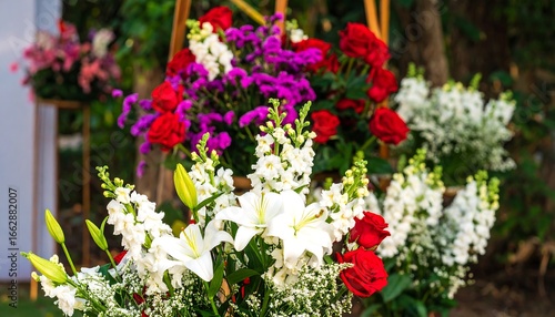 Wallpaper Mural Colorful flower arrangement (1) Torontodigital.ca