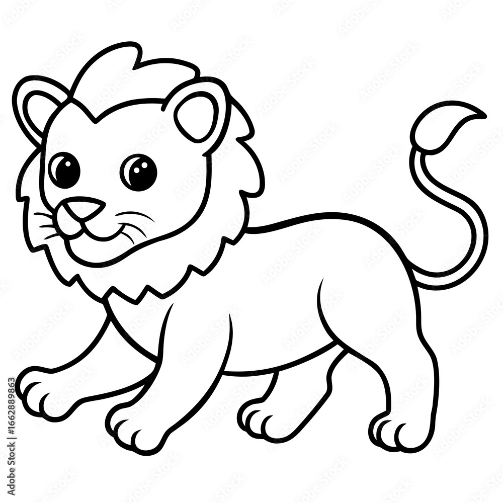 Obraz premium lion icon