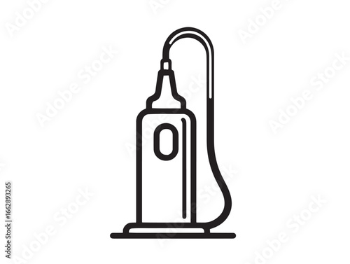 Sleek Water Flosser Device Vector Icon Illustration