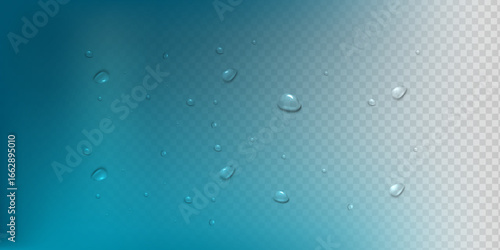 Aqua Blue Drop Transparent PNG
