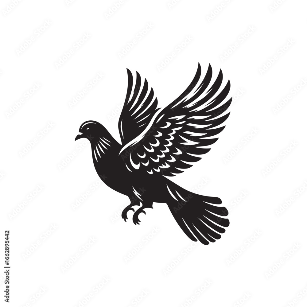 Obraz premium Pigeon Vector (4).eps