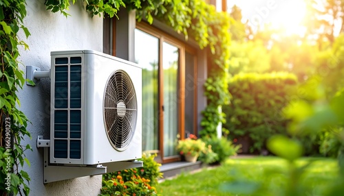 Heat Pump Installation Exterior View