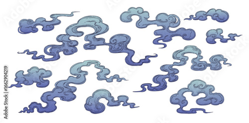 ぐにゃぐにゃ和雲セット_涼