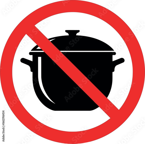 No cooking sign