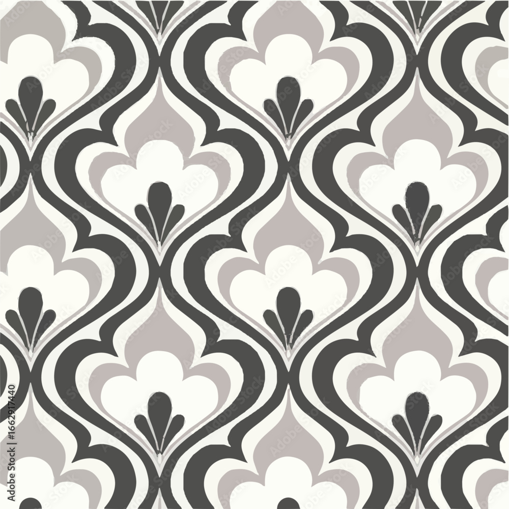 seamless pattern with floral elements