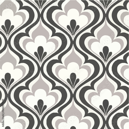 seamless pattern with floral elements