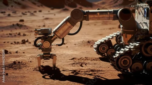 Mars Rover Robotic Arm & Surface Exploration on the Red Planet