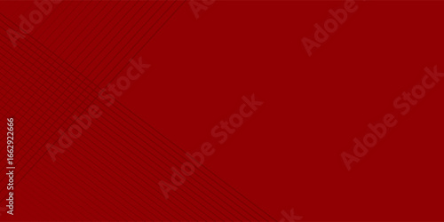 Red line with white architecture futuristic background minimal concept vector illustration subtle design.