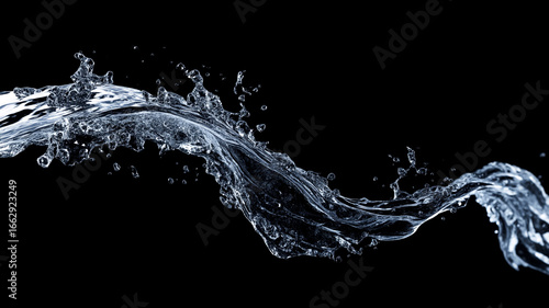 Water splashing spray for a drip spiral