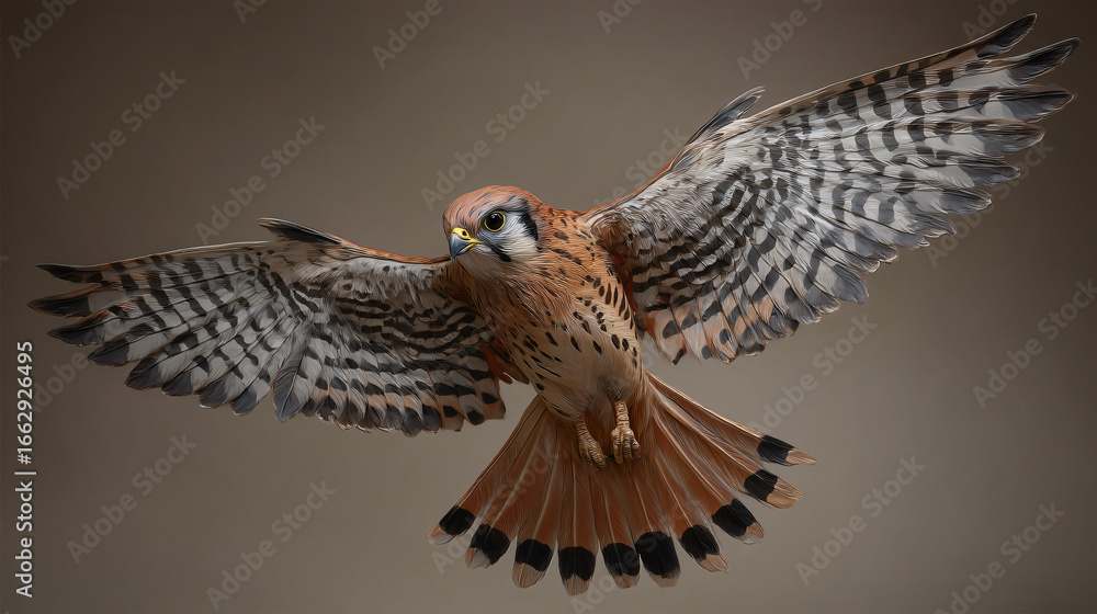 Fototapeta premium kestrel hovering