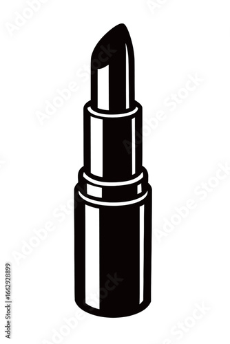 Lipstick Vector Illustration - Makeup and Beauty Product Symbol