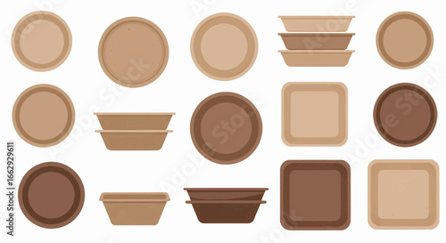 Eco-Friendly Food Containers Sustainable & Biodegradable Tableware Collection