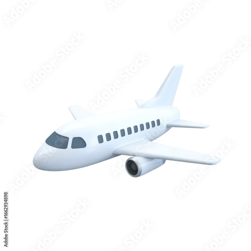 White airplane emoji isolated on black background representing air travel transportation concept