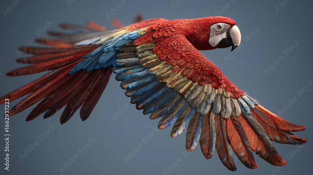 Obraz premium macaw flying